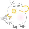 右を向いているデカボンのイラスト