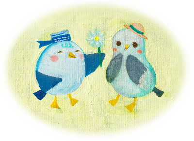 いのち支えあうみやこ啓発キャラクターみゃーさんと友達