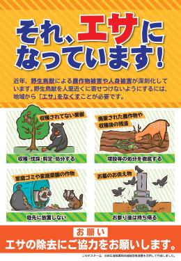 それ、エサになっています!のチラシ