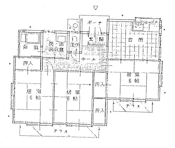 和美団地住宅の間取図