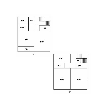 ひかげ住宅の間取図