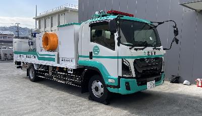昨年度に配備した排水ポンプ車の実証訓練を行います!