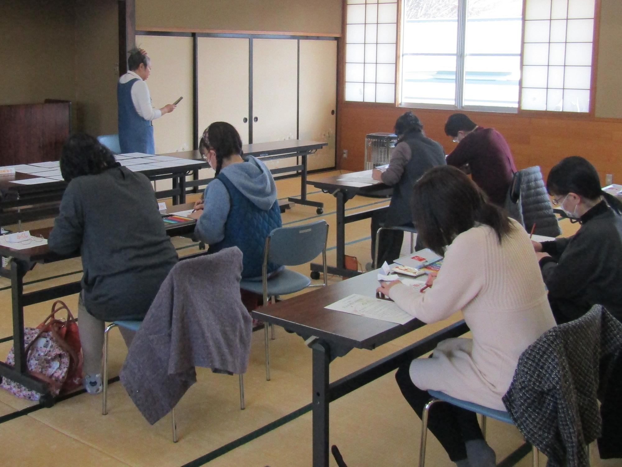 大人の塗り絵教室