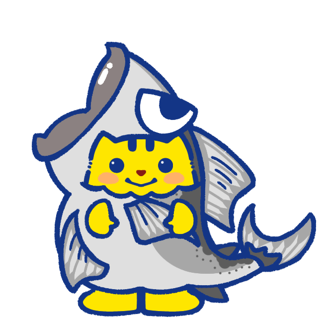 宮古の鮭めいすいくん