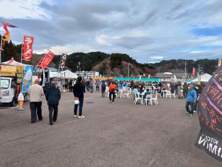 鮭・あわびまつり写真