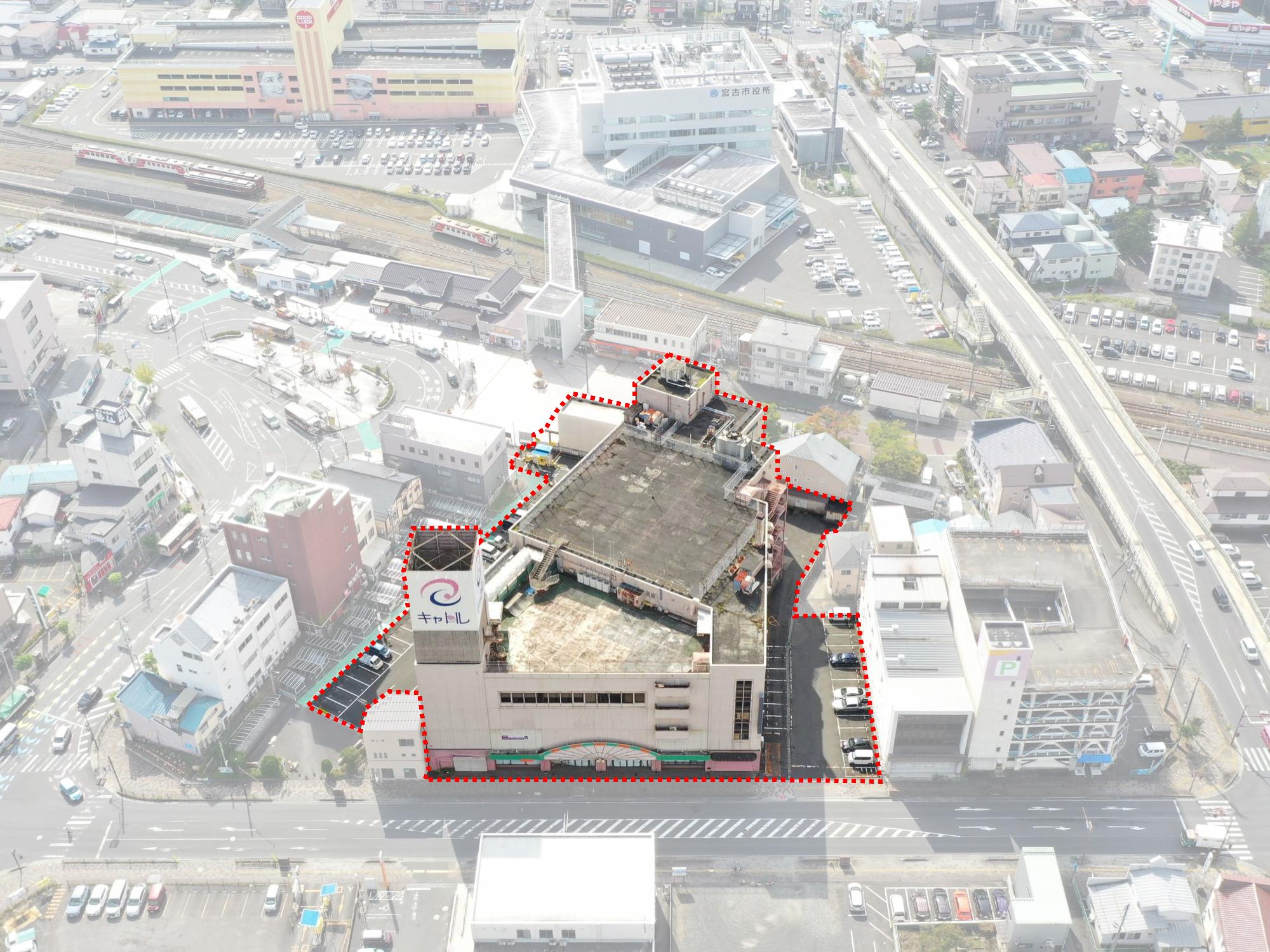 キャトル解体工事_工事範囲