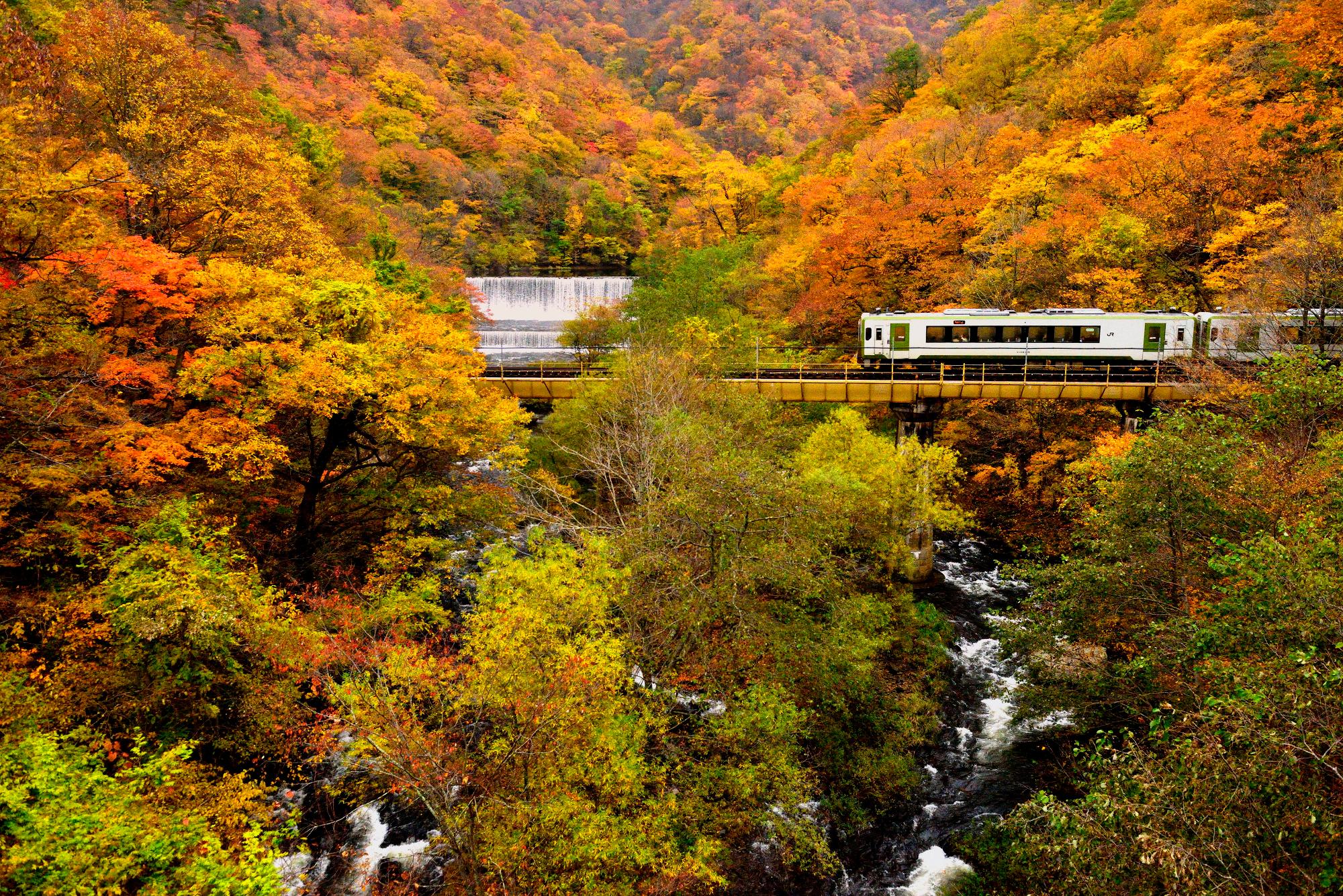大峠ダムと山田線
