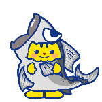 宮古の鮭めいすいくんのイラスト