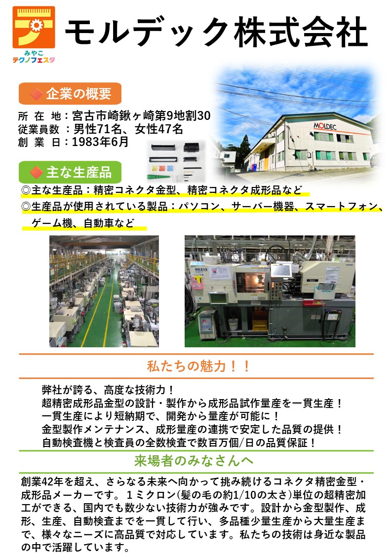 企業紹介モルデック株式会社