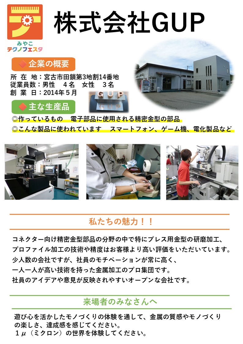 企業紹介株式会社GUP