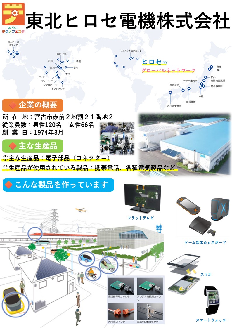 企業紹介東北ヒロセ電機株式会社